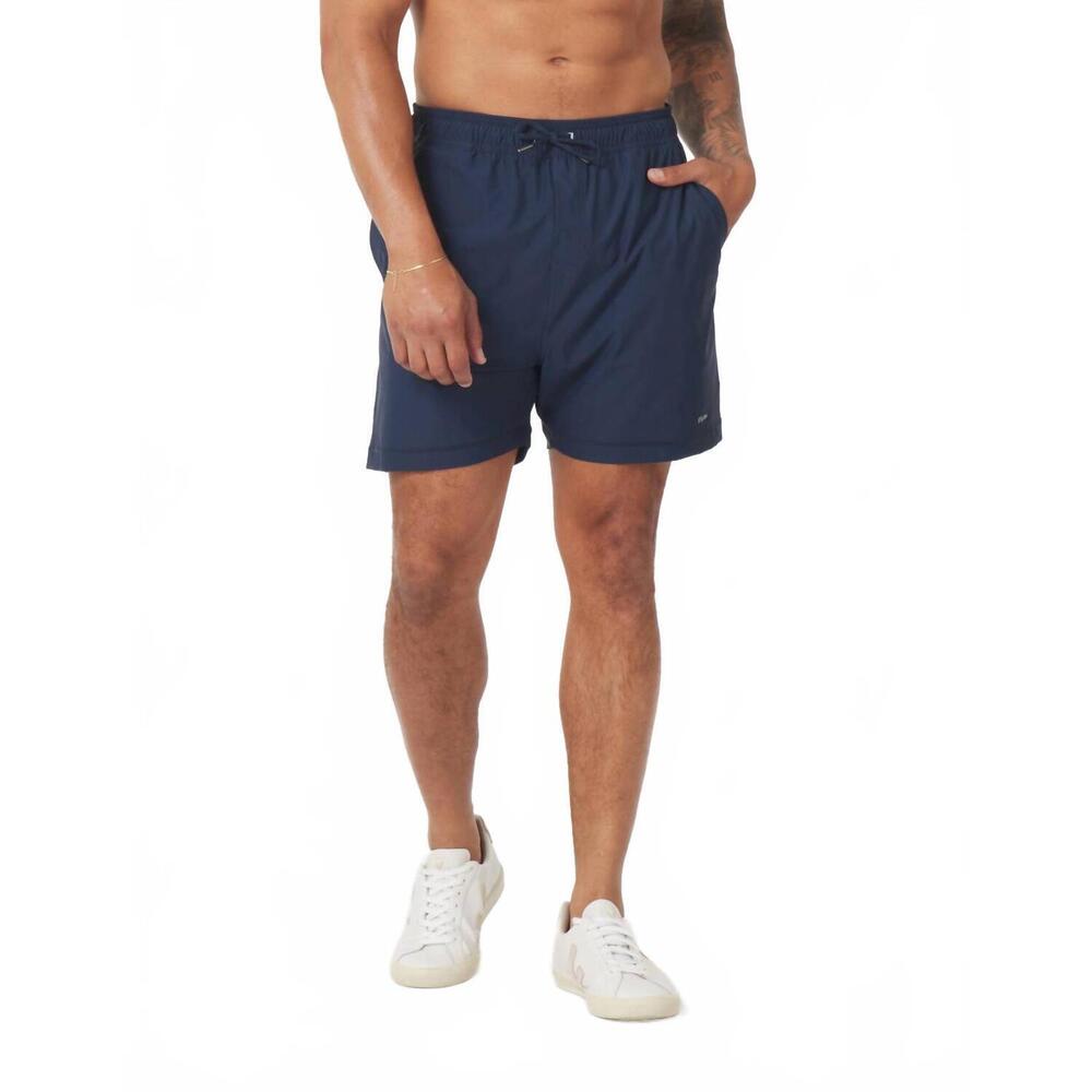 NEW GLYDER men's court 5" short in navy